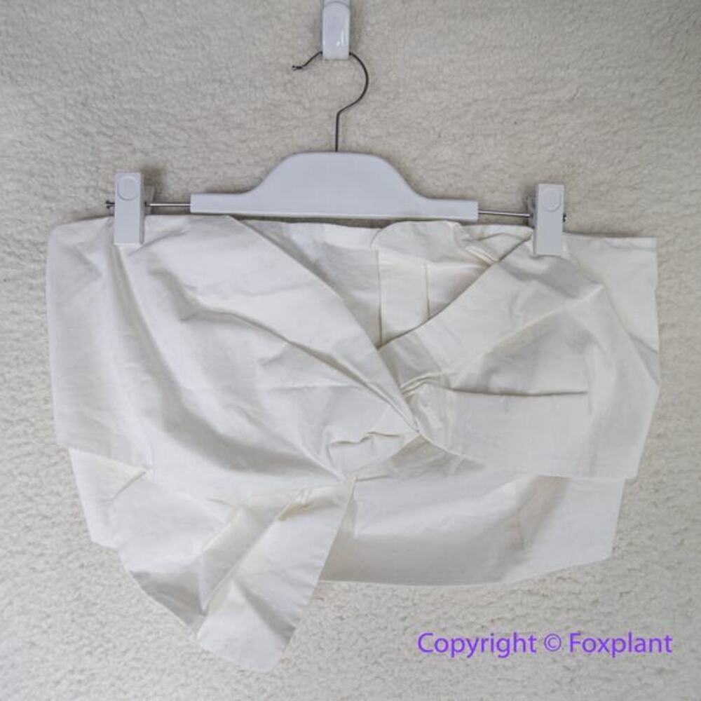 New! Eloquii white crop top strapless, size 16
